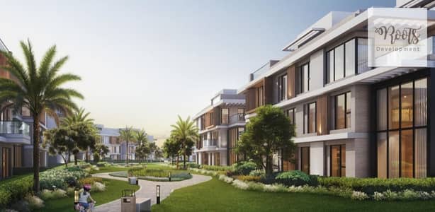 للبيع شقة بحديقة متشطبة  بموقع مميز فى الاستيت ريسيدينس الشيخ ذايد For sale  Finished Apartment with a garden,  The Estates Residence -Sheikh Zayed