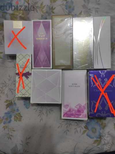 Avon perfumes (6 pieces)