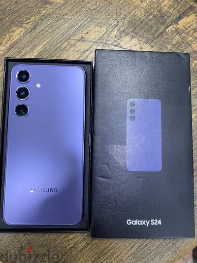 Galaxy S24 dual sim 128G Violet جديد خالص ضريبة