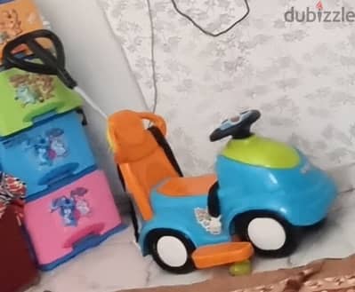 عربية أطفال بعصا للتحكم
