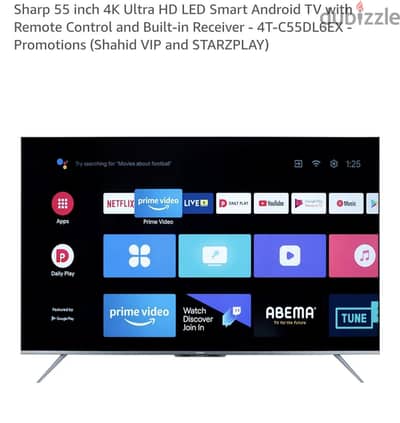 Sharp 55 inch 4K Ultra HD LED Smart Android TV