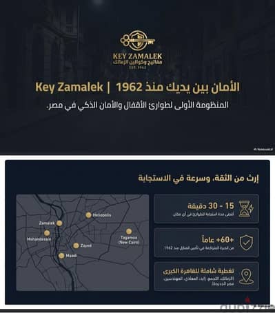 فتح أبواب مصفحة بدون كسر 24 ساعة في القاهرة الكبرى