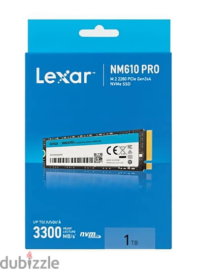 Lexar NM610 PRO 1TB M. 2 NVMe SSD