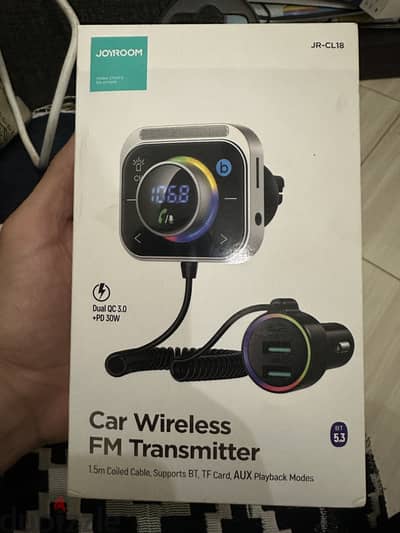 Joyroom JR-CL18 Car Charger + FM Transmitter
