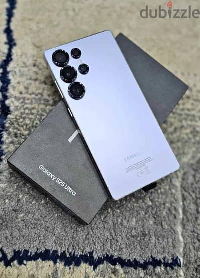 Samsung S25 Ultra 512 Giga silver blue ضمان محلي