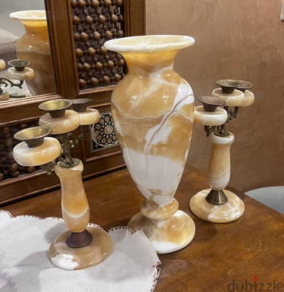 شمعدان رخام تحفه