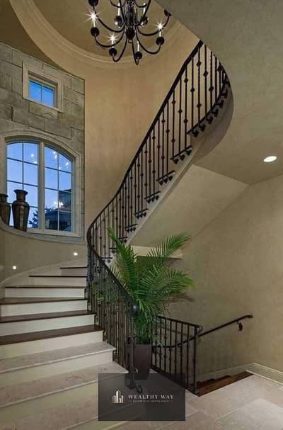 (With 18% , 8 years) ready to move villa for sale in taj city new cairo 5th settlement " 3 floors " fuuly finished next to gardenia , hydepark , auc