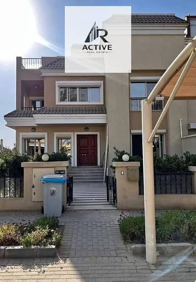 Villa for  sale in Sarai.  New Cairo   Big cash discount & cash installment   options  available   Ready to inspect & fully serviced lived-in compound