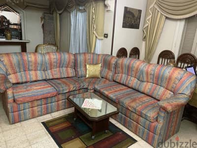 كنبة ركنة للبيع