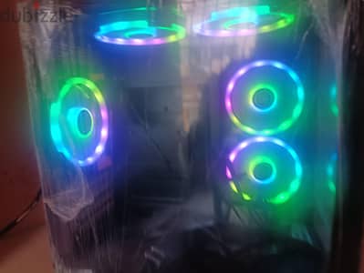 كيسة جيمنج Technozone C350 فارغة بالكرتونة + باور 600W+ ريموت RGB