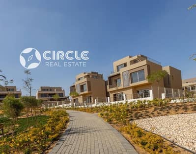 Prime Location 300m Twin House Villa With 338m Land For Sale In Palm Hills New Cairo Fifth Settlement Near Golden Square & New Capital