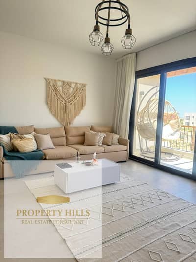 2 bedrooms chalet for sale at mesca somabay red sea fully finished premium location with sea view and steps from the beach installments over 8 years!!
