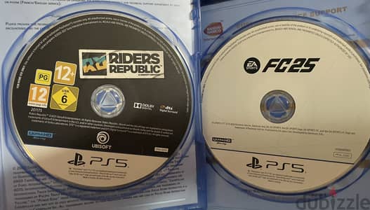 Fc 25 ps5 used & Riders republic ps5 used