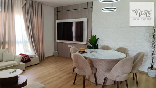 للإيجار شقة بحديقة متشطبه بالتكييفات والمطبخ - في كمبوند كيان محور البوليفارد، اكتوبر For Rent Apartment  with Garden, with AC/s,in Kayan,October