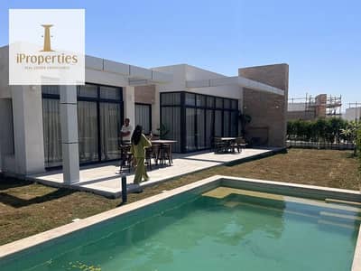 Chalet Fully finished+AC's in Silversands North Coast direct over lagoon with installments UP TO 8 YEARS
