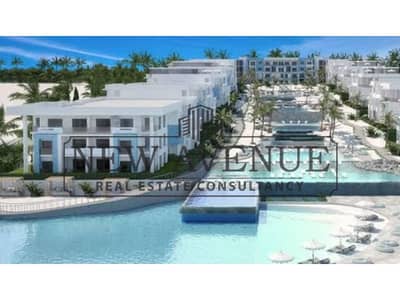 For Sale a Very Prime Location chalet In Salt Ras El Hekma Tatweer Misr Overlooking pool - Bahary