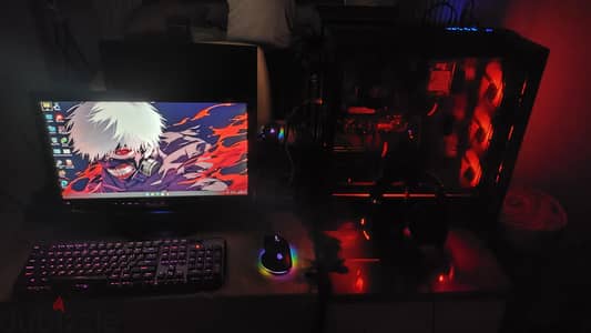 تجميعة Ryzen 5 5600g - M. B Asus prime B550M K - 16gb ram Gaming PC