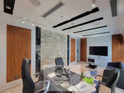 fully finished administrative office with air conditioning for rent 190 sqm– ​​Direct from North 90th Street – Prime Location – Fifth Settlement