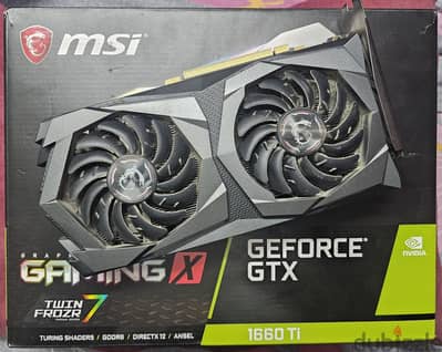 gtx 1660 ti gaming x 6gb