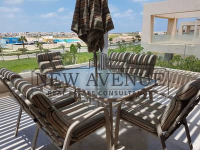 شاليه سينيور اول للبيع مفروش بالتكييفات فى هسيندا باى بالم هيلز سيدى عبدالرحمن الساحل الشمالى لوكيشن مميز جدا