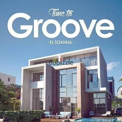 Chalet for Sale in The Groove El Galala – Panoramic Sea View