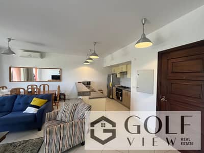 For sale: a ground-floor chalet in Marasi Sidi Abdel Rahman, Garden 140 m² + 60 m², 3 bedrooms, in the Verdi phase, fully finished with furniture, app