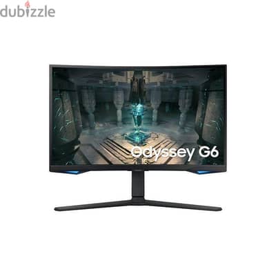 شاشه سامسونج كيرف للألعاب odyssey g6 بتردد 240  السمارت بالريموت جديدة