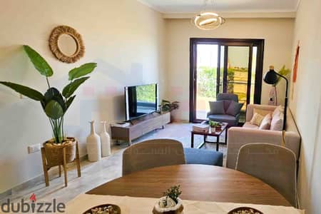 Chalet for sale, 90 sq m, Q North Compound (Down payment: EGP 339,660 - Pool and landscape view)