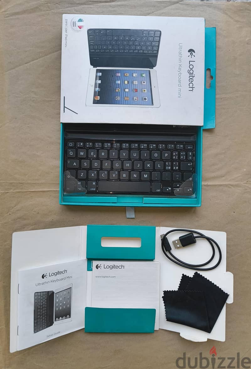 Logitech Ultrathin Keyboard Mini Bluetooth QWERTY Black 1
