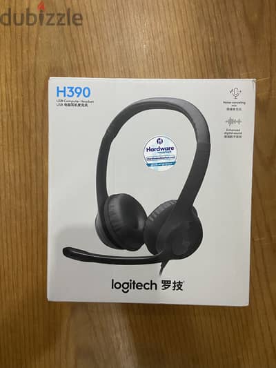 Logitech head set with a noise canceling mic