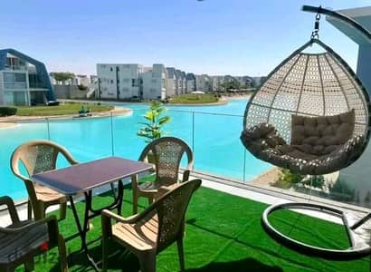 A fantastic hotel chalet for sale directly on the beach, below price, fully finished, in Ras El Hekma, Fouka Bay compound. Price reduced for a quick s