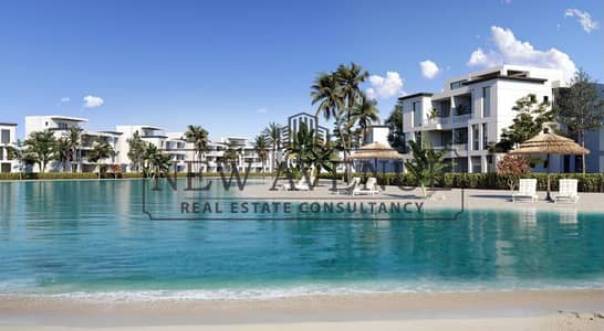 ground chalet fully finished with ac’s for sale in koun mabani edris north coast - lagoon view delivery 2027