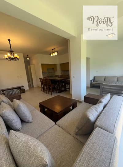 للإيجار اليومي تاون هاوس كورنر بحديقة مفروش في مراسي (ريفا)- الساحل الشمالي  For Daily Rent Townhouse  Furnished, in Marassi Riva - North Coast.
