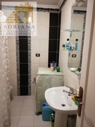 For sale in Al Rehab City, a 123-square-meter apartment with company finishing, including some special finishing for the second phase, located behind