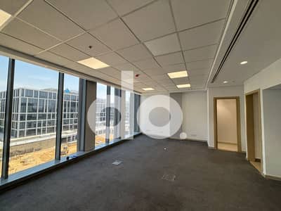 Office For Rent 151 SQM Fully Finished in Podium CFC 3 Private Offices & 2 Toilets in New Cairo - 5th Settlement