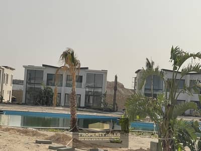 Twin villa first row on the beach immediate delivery fully finished in Cali coast Ras al-Hikma next to Jevera and Mar Bay
