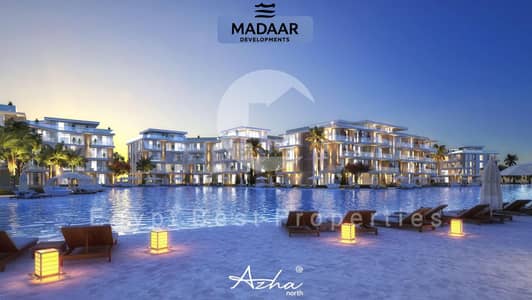 امتلك توين هاوس  فاخر في الساحل الشمالي Twin House للبيع في Azha North بأفضل موقع