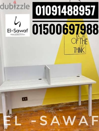 خلية عمل-ورك ستيشن خشب mdfاسباني- اثاث مكتبي-work station- partiton
