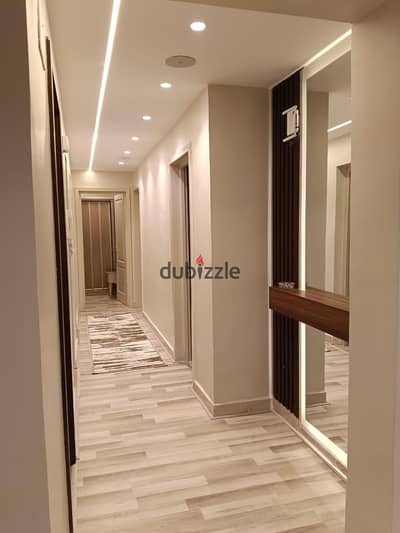 For sale in Al-Rehab City, 133 meters ground floor with a garden 95 meters, Rehab 2, fully special finishes with a garden view group