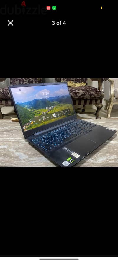 laptop lenovo ideapad gaming 3 بحالة الزيرو استخدام خفيف