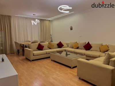 Apartment for rent 4 bedrooms fully furnished super lux finishing typical floor ready to move in 196 sqm in Al Rehab - New Cairo