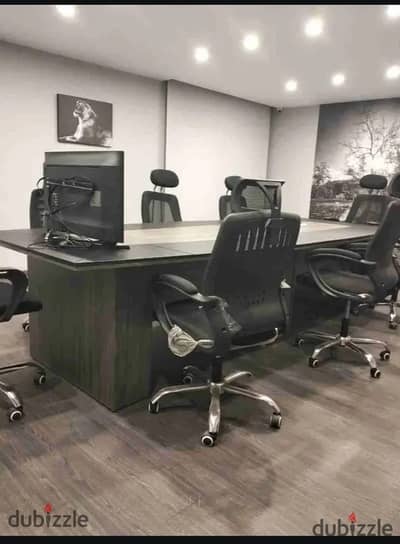 Administrative office or exhibition or gym for rent 700m on Al-Tayran Street, ground floor and first floor