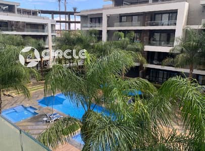 220m  Apartment For Rent In El Patio 7 New Cairo Near AUC Inside Golden Square With Main Pool View