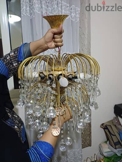 Chandeliers with Crystals for Sale - نجفة  و أبليكات بالكريستال للبيع