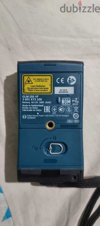 BOSCH GLM250 VF( متر ليزر مدي 250)
