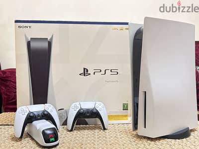 Playstation 5 with 2 controllers