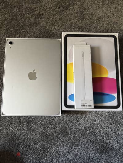 Ipad A16 & Apple Pencil USB-C زيروو ايباد وقلم ابل