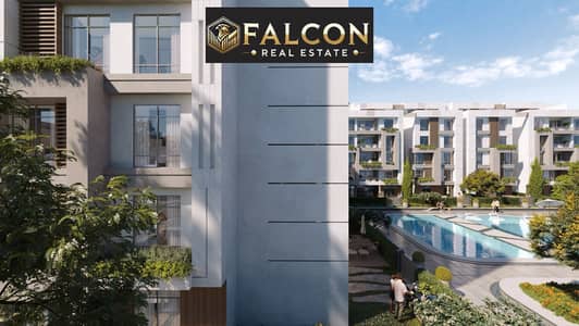 Finished apartment with hotel services next to Open Air Mall in Madinaty, in the heart of Shorouk, installment plan available.