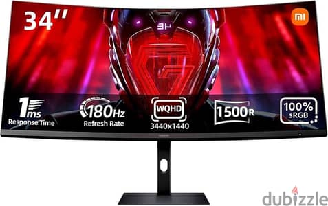 Xiaomi G34WQi Ultrawide Curved Gaming Monitor 34 Inch Xiaomi G34WQi Ultrawide Curved Gaming Monitor 34 Inch