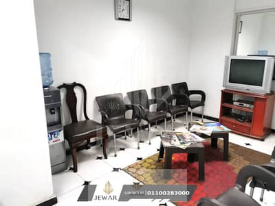 For rent, an administrative apartment of 50 square meters in Saba Pasha on Abdel Salam Aref Street